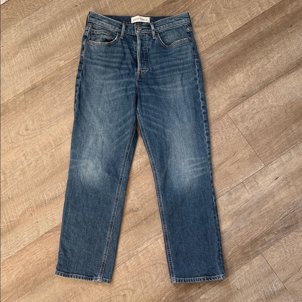 Denim Forum Arlo High Rise Straight Jean Size 28